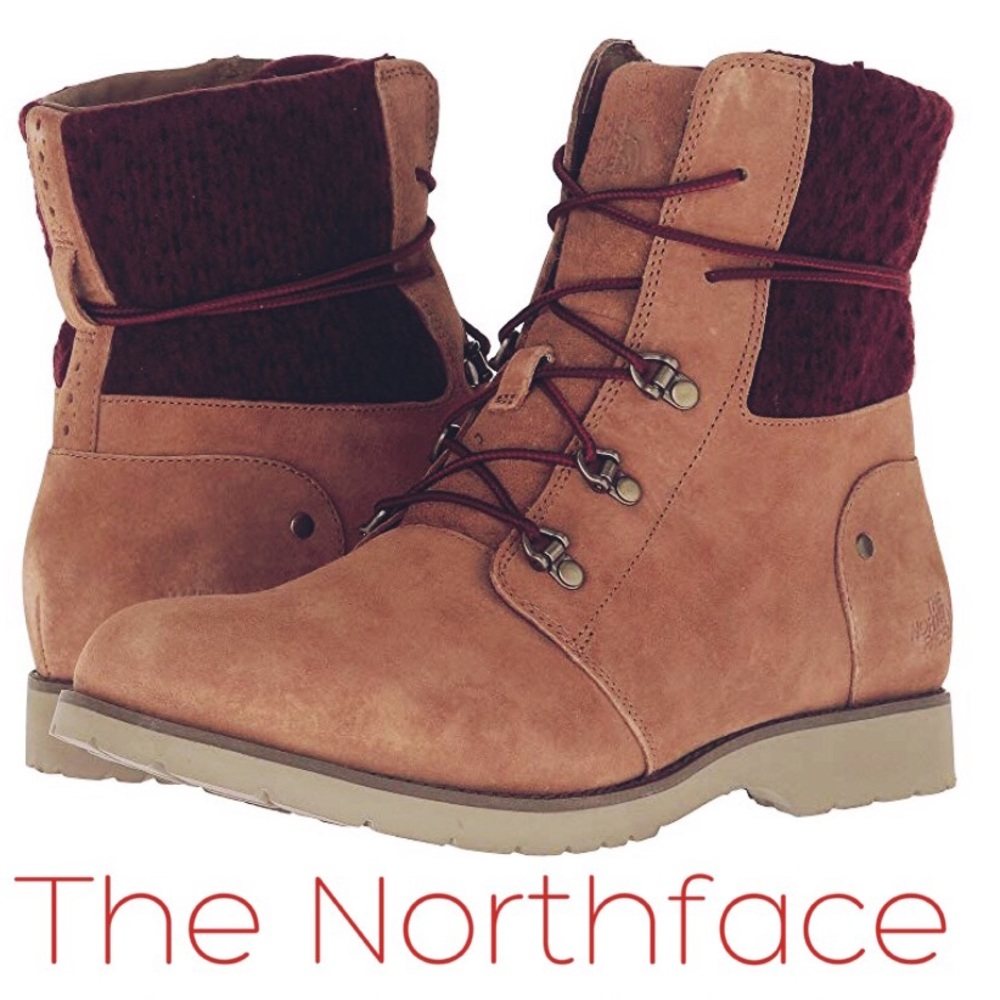 Ballard Lace II (Red knit) boots